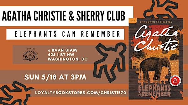 Agatha Christie + Sherry Club Chats Elephants Can Remember | Baan Siam