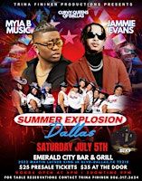 Myia B, Jammie Evans, and Curvy Queens of Dallas Summer Explosion | Emerald City Bar & Grill