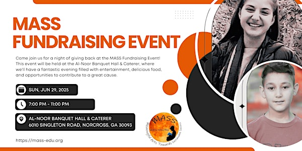 MASS - Fundraising Event | Al-Noor Banquet Hall & Caterer