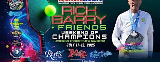 Rick Barry +Friends Weekend of Champions Day 1 All Star Pickleball Showdown | Plaza Hotel & Casino
