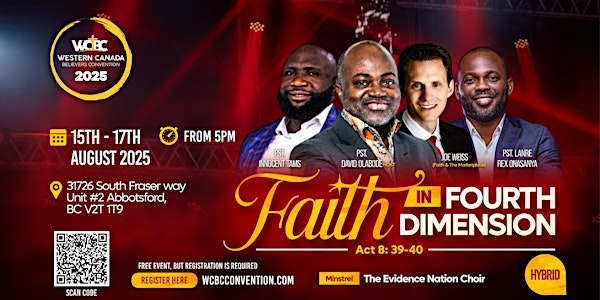 WESTERN CANADA BELIEVERS CONVENTION (WCBC) | The Evidence Nation
