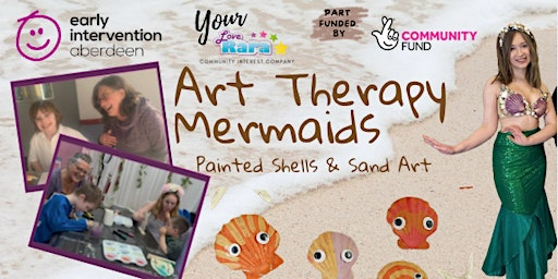 ASN Themed Art Therapy Class - Painted Shells and Sand Art | Ferryhill Community Centre
