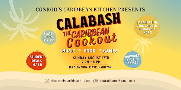 CALABASH! The Caribbean Cookout! | 190 Cloverdale Ave
