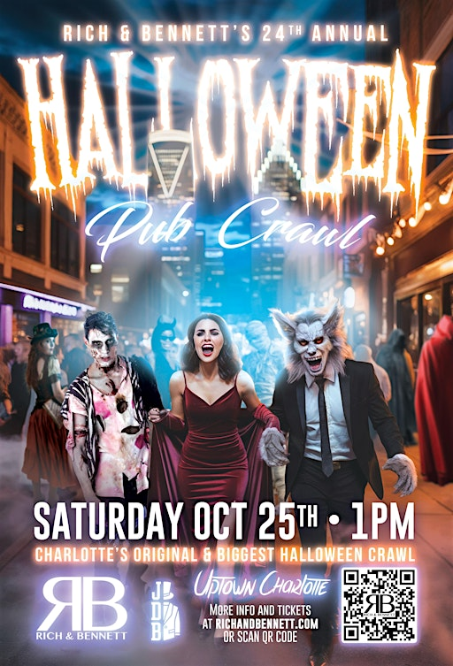Rich & Bennett's 24th Annual Halloween Pub Crawl | Pub Crawl Party Lot (check-in)
