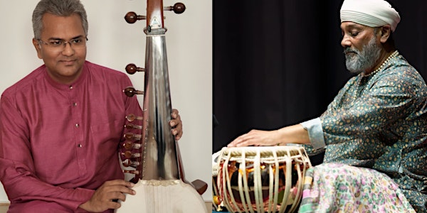 Prattyush Banerjee with Sukhvinder 'Pinky' Singh & Giuliano Modarelli | Portsmouth Central Library