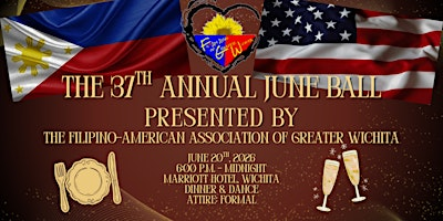 Filipino-American Association of Greater Wichita Annual June Ball 2026 | Wichita Marriott
