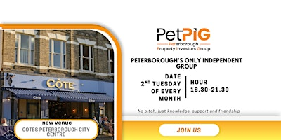 Peterborough Property  Investors Group  September meet | Côte Peterborough