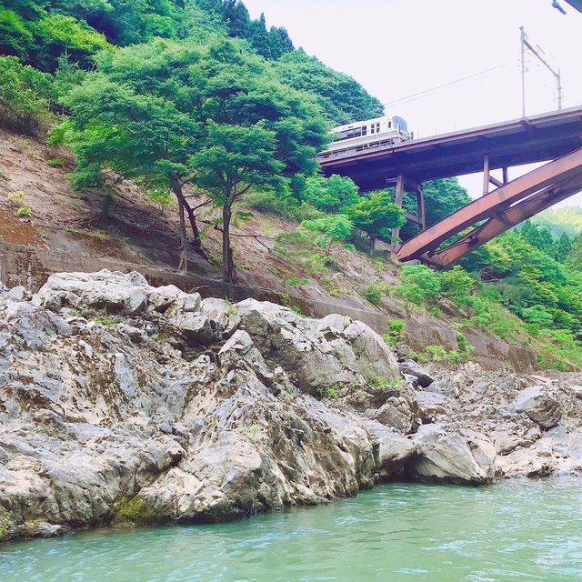 日本嵐山勝景