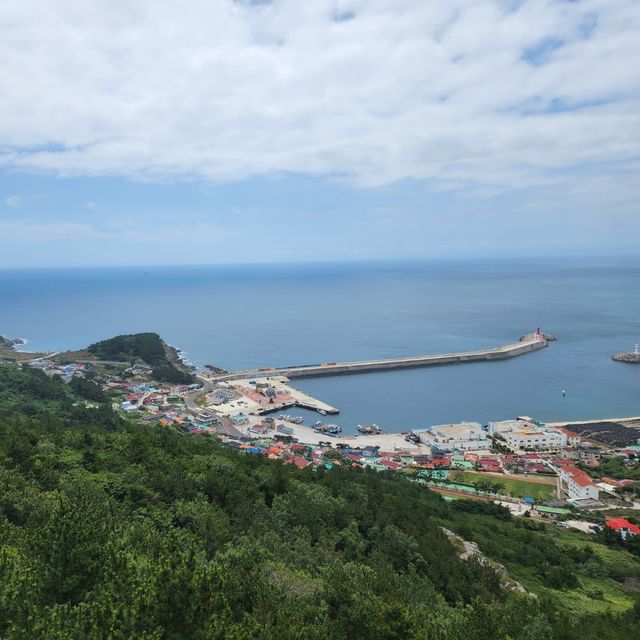 ⛰️ 바다와 하추자도 마을 전경을 바라보는, 돈대산 전망대