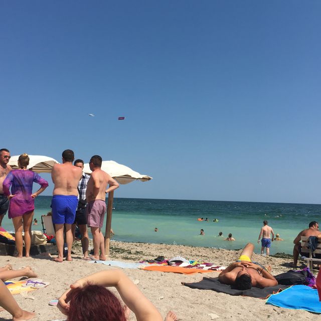 Beautiful beach in southern Romania 