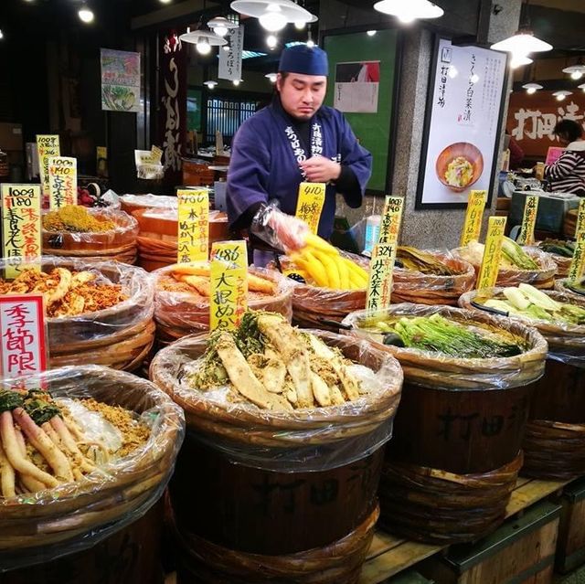 京都的廚師🎏「錦」市場