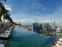 新加坡景點-濱海灣金沙酒店無邊際游泳池