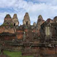 Hindu Temple ruins with panoramic views