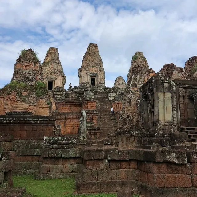 Hindu Temple ruins with panoramic views