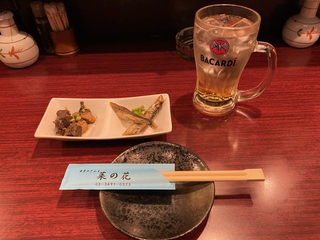 １年中秋刀魚が楽しめます目黒のさんま『菜の花』