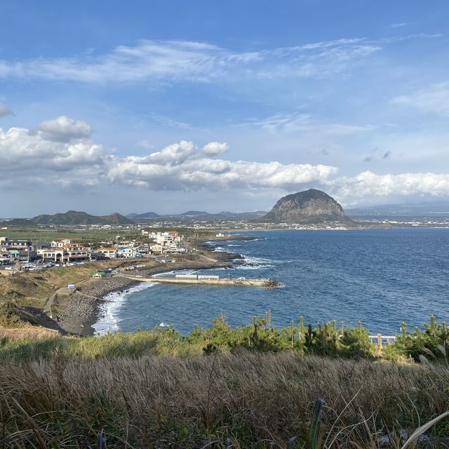 💚왼쪽에는 산방산, 오른쪽에는 한라산이 보이는 송악산💚