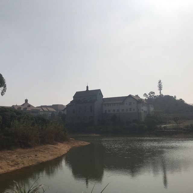 松山湖一片歐洲自然氣息