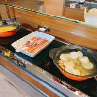 朝食ビュッフェが復活してました！