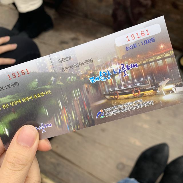 울산 여행지, 태화강 나룻배🚤