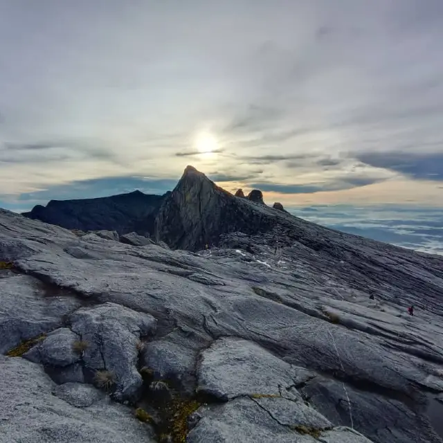 Sunrise from the top of mountain