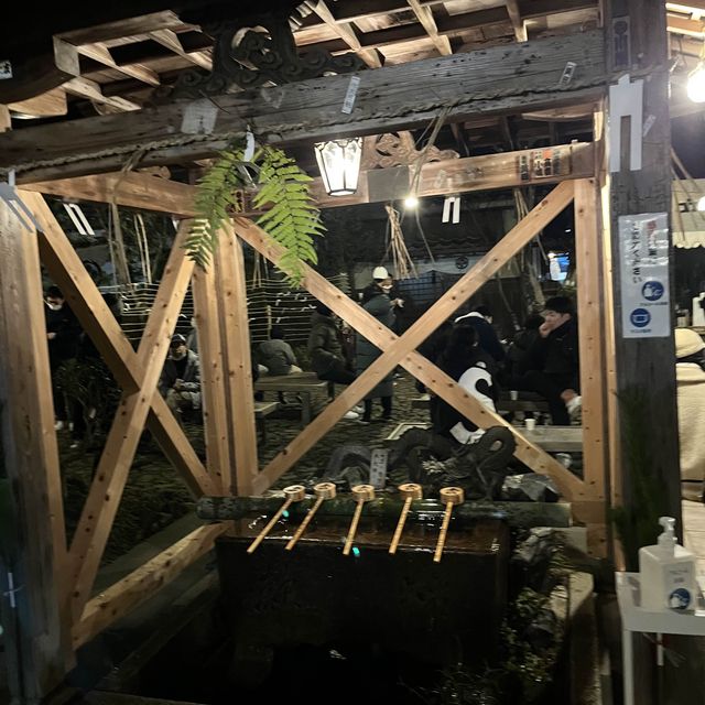 滋賀県　立木観音で初詣
