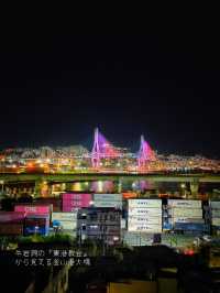 【釜山】美しい夜景スポット✨きらめく釜山港と釜山港大橋
