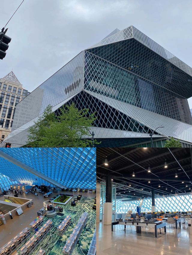 Seattle Central Library - flattened soda can?