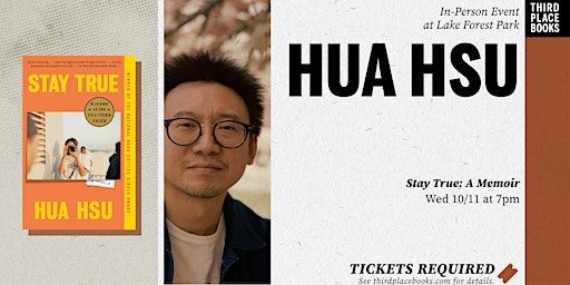 Hua Hsu presents 'Stay True: A Memoir' (Lake Forest Park) | Third Place Books