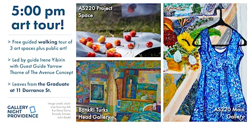 September Gallery Night Providence 5:00 pm Walking Tour! | Graduate Providence