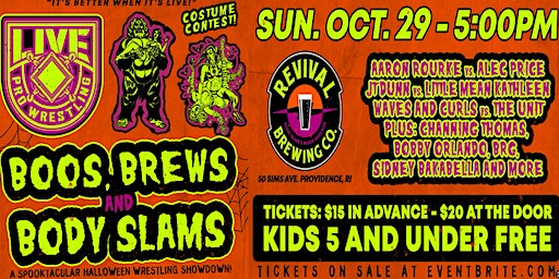 BOO'S BREW'S AND BODY SLAMS | Revival Brewing & Lost Valley Pizza and Brewery