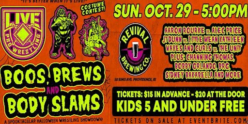 BOO'S BREW'S AND BODY SLAMS | Revival Brewing & Lost Valley Pizza and Brewery