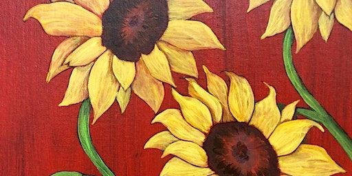 "Sunflowers" Paint & Brush Fundraiser @ AJ Stables - Friday, Oct 27th | A J Stables