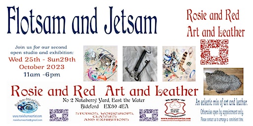 GIFTS AND TREATS - EXHIBITON AND OPEN STUDIO | Rosie and Red Art and Leather