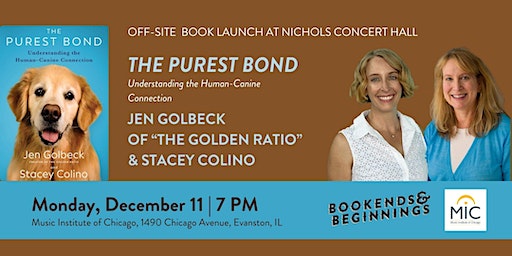Off-site Book Launch: The Purest Bond with Jen Golbeck and Stacey Colino | Nichols Concert Hall