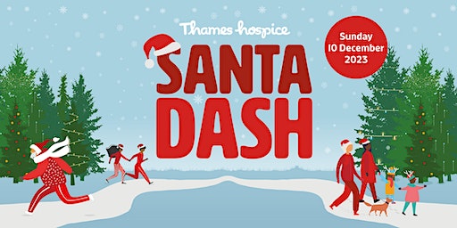 Thames Hospice Santa Dash 2023 | Swinley Forest