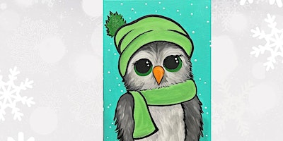 Winter Owl Family Paint Class at Sweetly Baked | Sweetly Baked