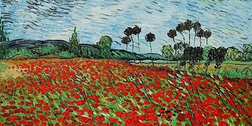 Sip & Paint Van Gogh's Poppy Fields! Sheffield | Showroom Workstation, Sheffield
