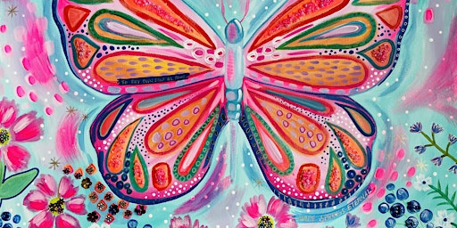 Paint Day for Ladies at Best Western, Cornwall ON_INTUITIVE BUTTERFLY | 1515 Vincent Massey Dr