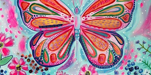 Paint Day for Ladies at Best Western, Cornwall ON_INTUITIVE BUTTERFLY | 1515 Vincent Massey Dr