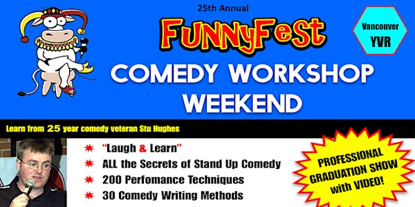 VANCOUVER / YVR - Stand Up Comedy WORKSHOP- WEEKEND - Sept. 27 and 28, 2025 | Vancouver Central Library
