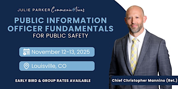 Public Information Officer Fundamentals for Public Safety | Louisville Police Department