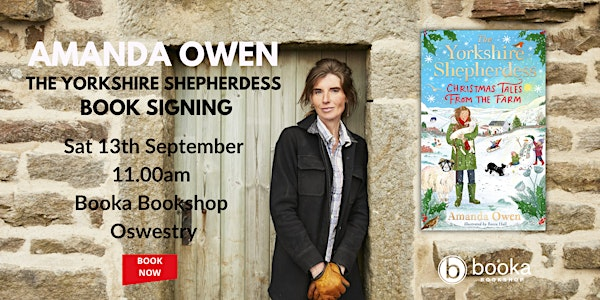 Amanda Owen - The Yorkshire Shepherdess Book Signing | Booka