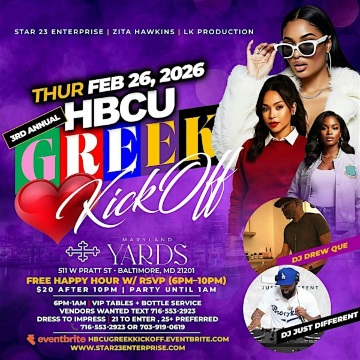 HBCU-Greek Love Kickoff | Maryland Yards