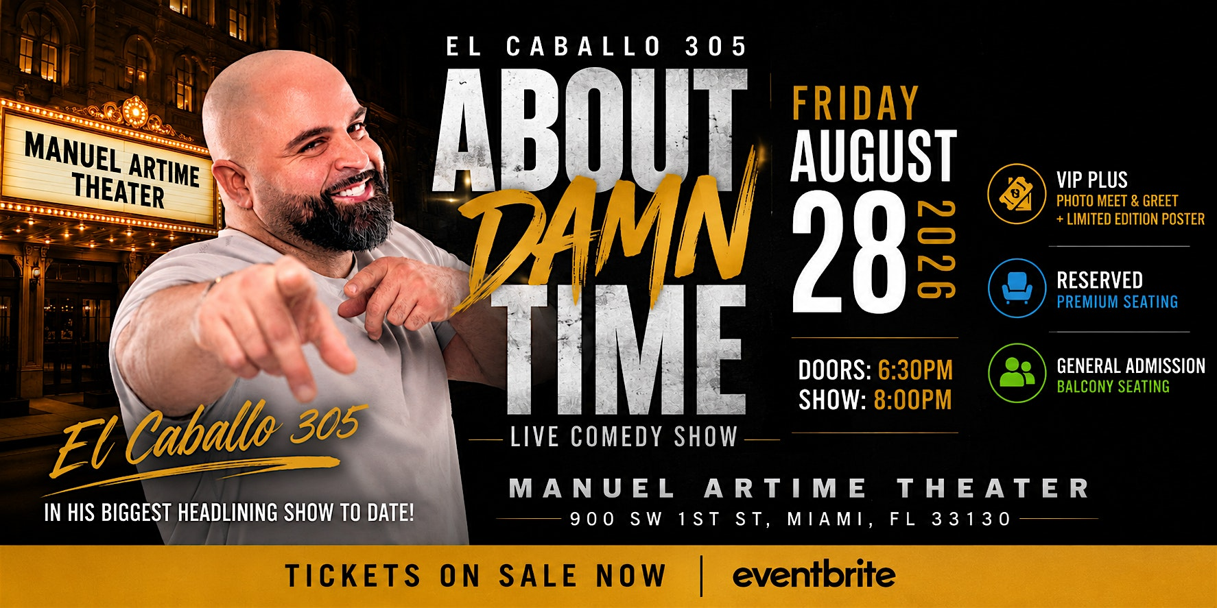 El Caballo 305: Live at Manuel Artime | Manuel Artime Theater