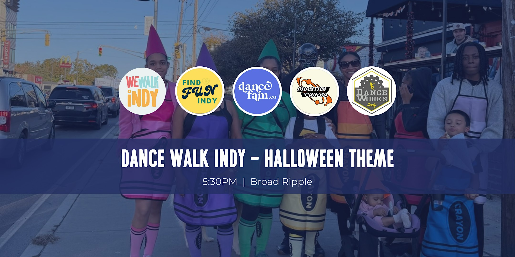 Dance Walk Indy | Broad Ripple (Halloween Theme) | The Quarter