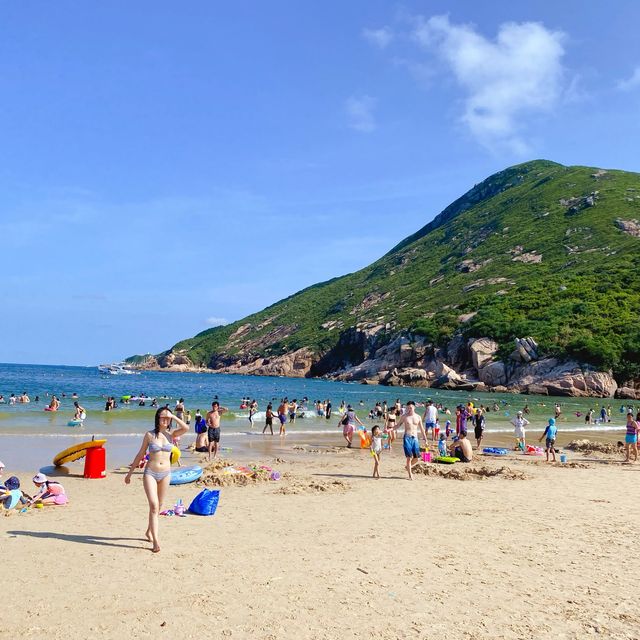 夏天去玩水啦！石澳沙灘🏖️