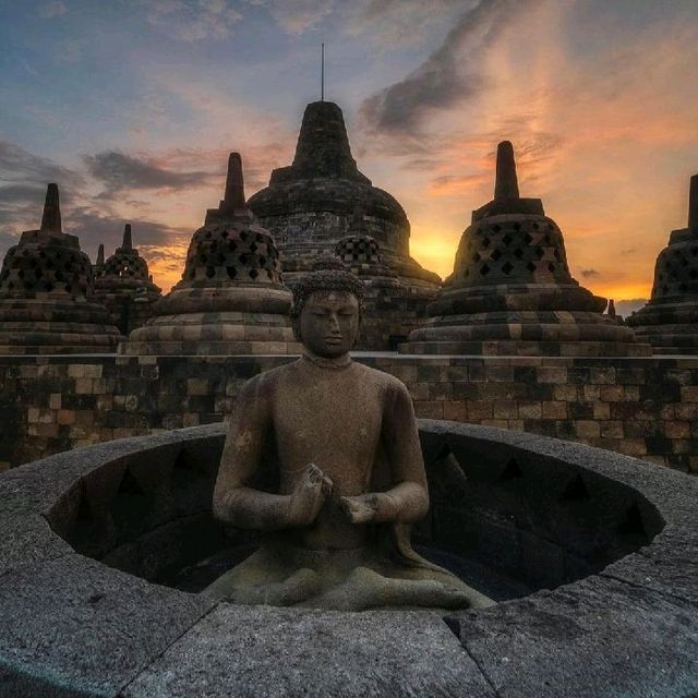 Moments at The Borobudur Tample, Jogja