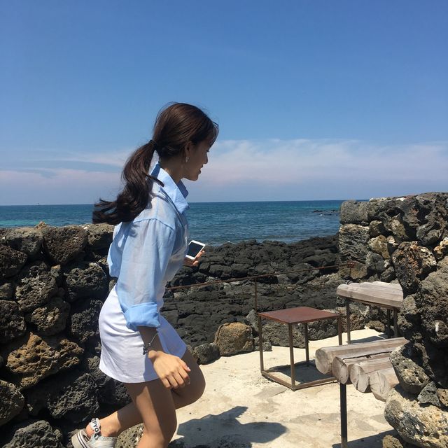 협재해수욕장 2분거리 뷰좋은카페 협재식물원