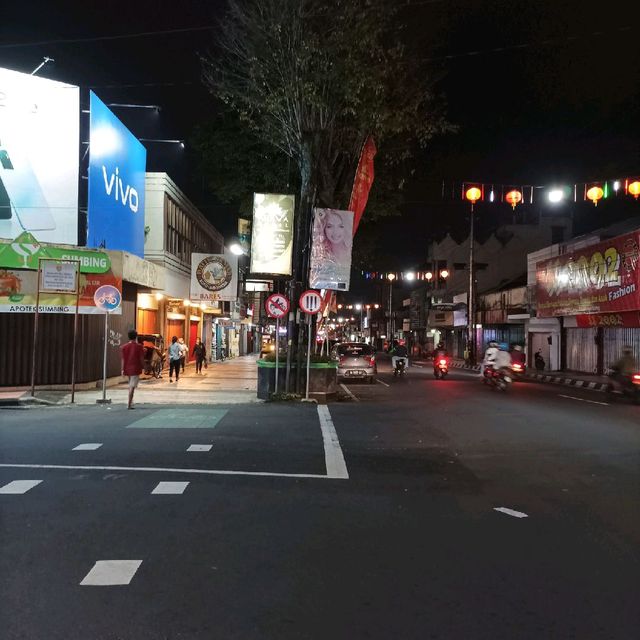 Beautiful night at Chinatown in Magelang City
