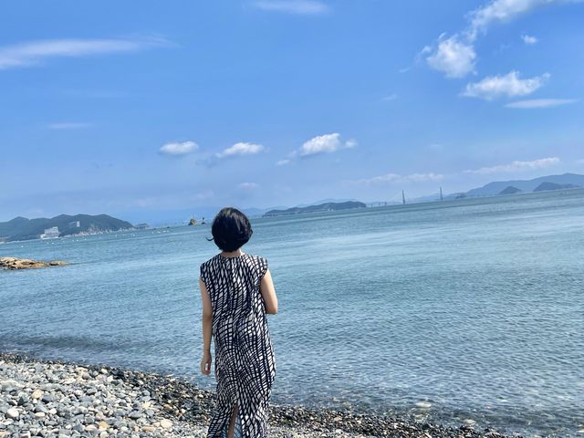 이국적인 흑진주 몽돌 해수욕장에서 바캉스 즐기기💙